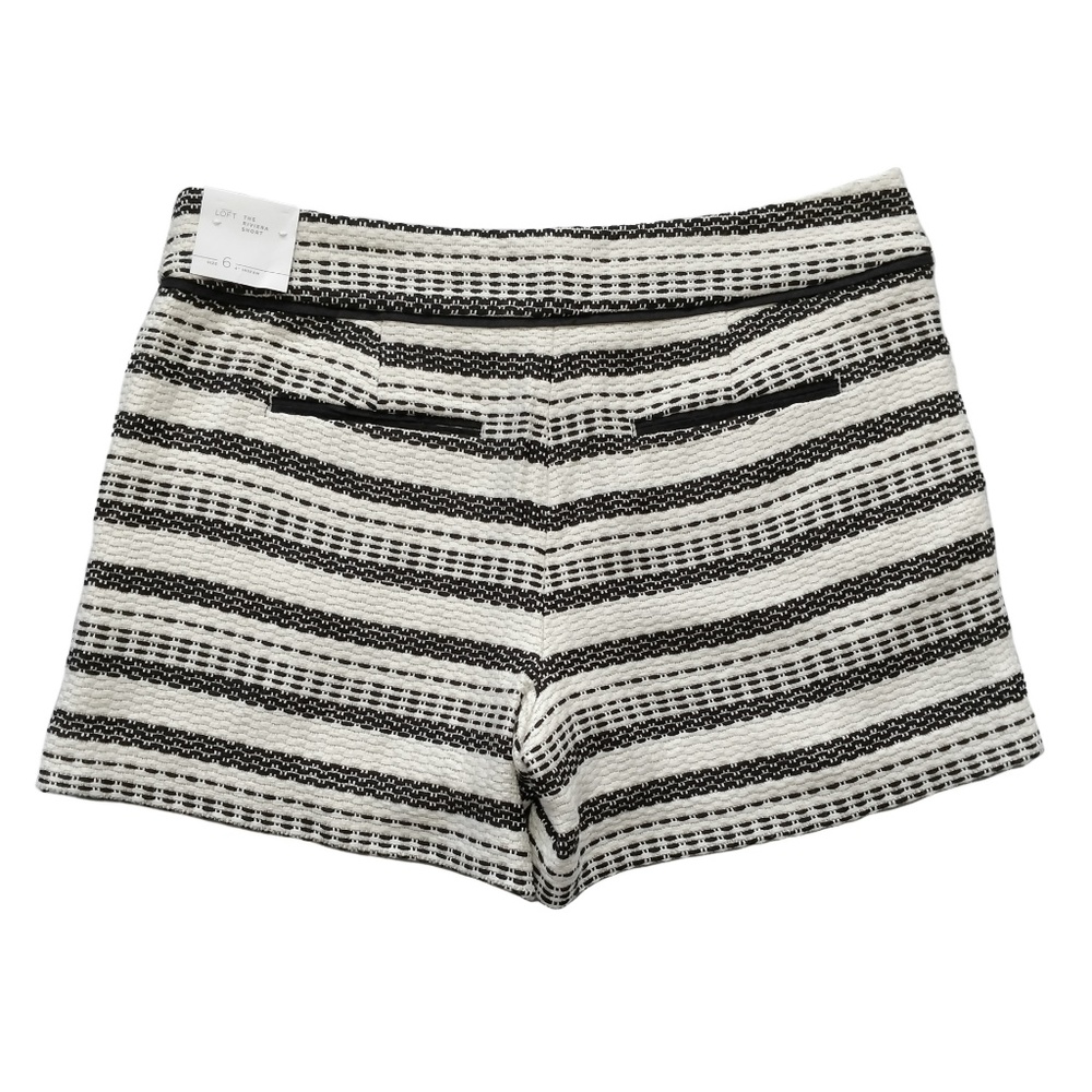 New Ann Taylor LOFT Riviera Shorts Woven Stripe 6 - Picture 2 of 7